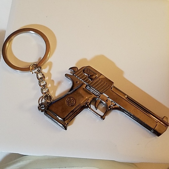 Handgun Keyring 3 1/2" - Picture 1 of 1